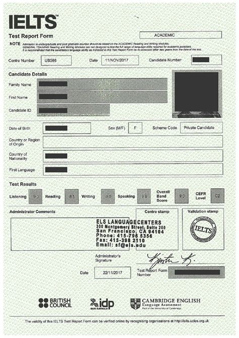 band 9 IELTS results